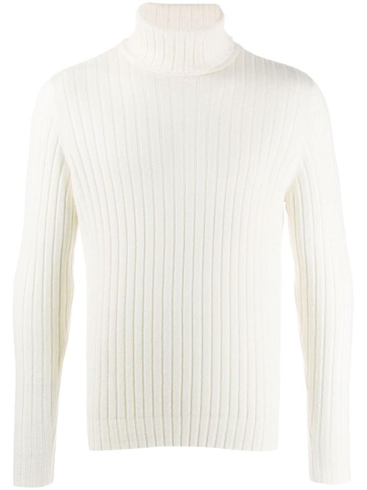 Leqarant Ribbed Design Jumper - Neutrals