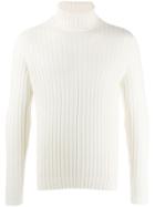 Leqarant Ribbed Design Jumper - Neutrals