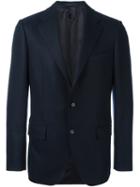 Caruso Classic Blazer, Men's, Size: 50, Blue, Cupro/wool