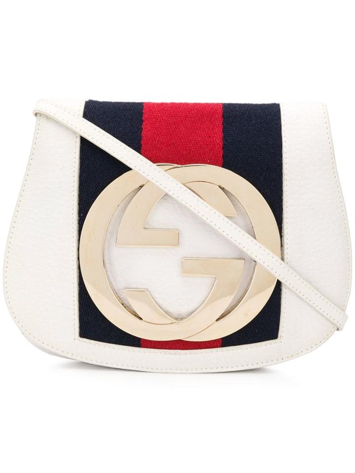 Gucci Vintage 2000's Logo Pouch - White