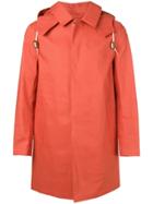 Mackintosh Jaffa Bonded Cotton Short Hooded Coat Gr-010 - Orange