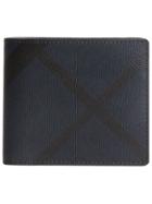 Burberry London Check Id Wallet - Blue
