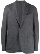Lardini Classic Wool Blazer - Grey
