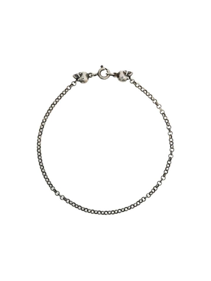 Ugo Cacciatori Tiny Jail And Skulls Bracelet - Metallic