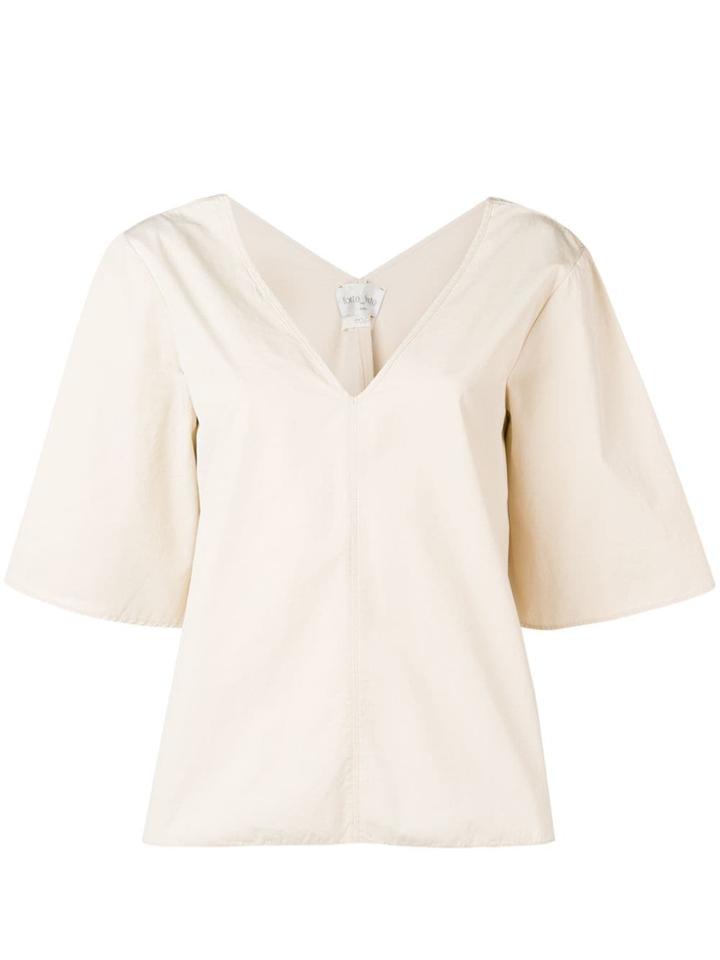 Forte Forte V-neck T-shirt - Neutrals
