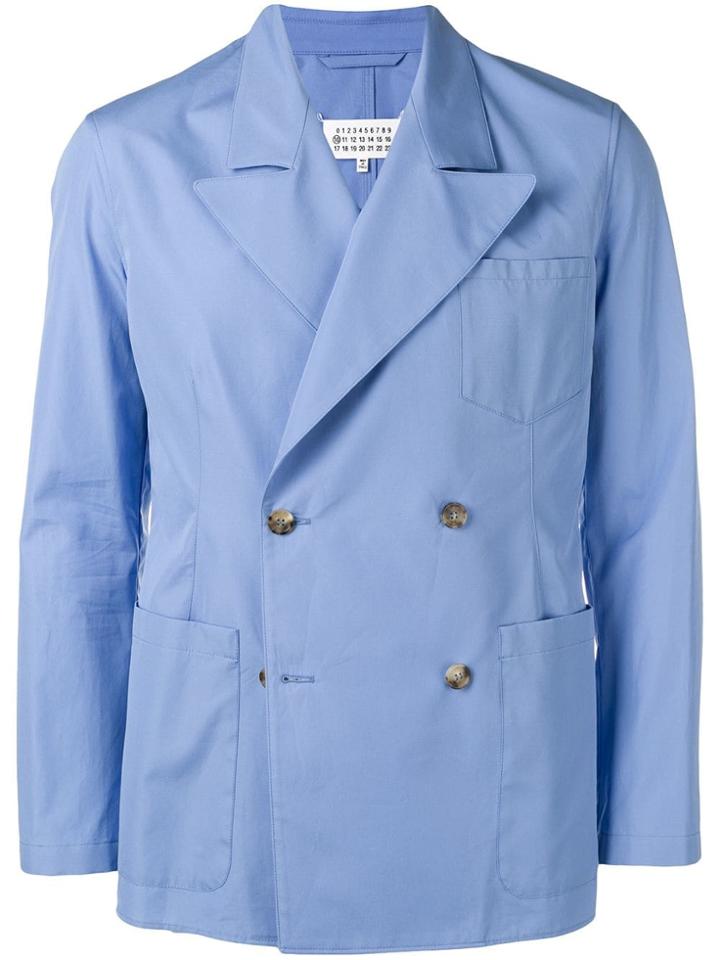 Maison Margiela Peaked Lapels Blazer - Blue