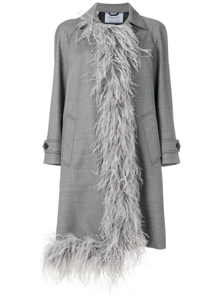 Prada Grisaille Coat - Grey
