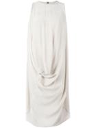 Rick Owens 'la Brea' Dress, Women's, Size: 40, Nude/neutrals, Cotton/viscose/silk