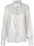 Palomo Spain Metallic Button Shirt