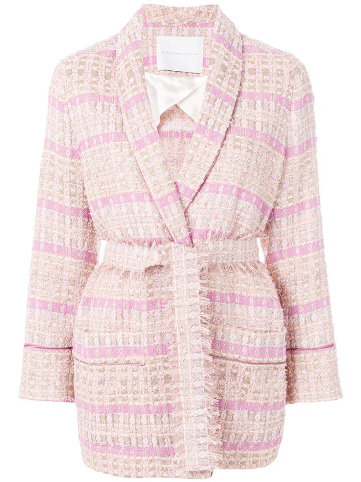 Giada Benincasa Oversized Tweed Blazer - Multicolour