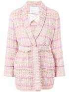 Giada Benincasa Oversized Tweed Blazer - Multicolour