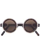 Kuboraum - Round Sunglasses - Unisex - Acetate/bronze - One Size, Brown, Acetate/bronze