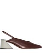Yuul Yie Burgundy Amie 60 Leather Pumps - Red