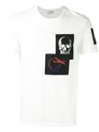 Alexander Mcqueen Patch Appliqué T-shirt, Men's, Size: Xl, White, Cotton