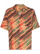 Missoni Short Sleeve Tie Dye Print Shirt - S2048 Orange