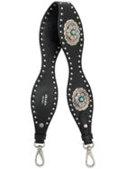 Prada Western Studded Shoulder Strap - Black