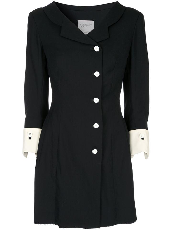 Yohji Yamamoto Fitted Blazer - Black