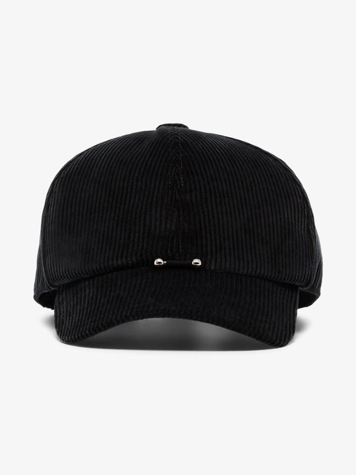 Neil Barrett Pierced Baseball Cap - Black