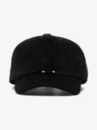 Neil Barrett Pierced Baseball Cap - Black