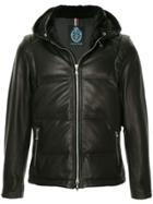Guild Prime Hooded Lambskin Jacket - Black