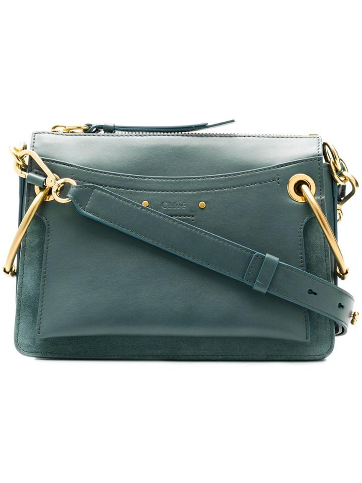 Chloé Small Roy Shoulder Bag - Blue