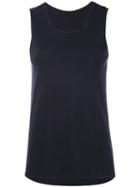 Le Tricot Perugia - Classic Tank Top - Women - Cotton - L, Blue, Cotton