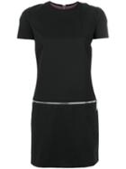 Dsquared2 - Zip Detail Mini Dress - Women - Polyester/spandex/elastane/viscose/virgin Wool - 36, Black, Polyester/spandex/elastane/viscose/virgin Wool