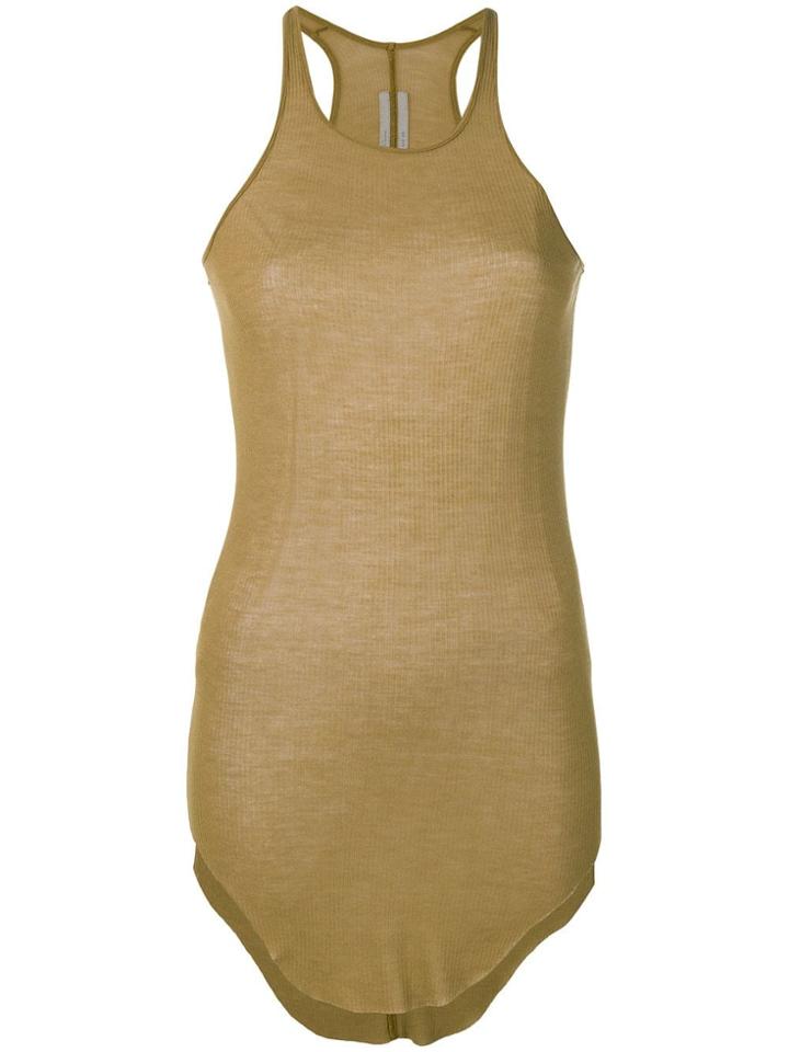 Rick Owens Knitted Tank Top - Neutrals