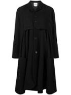 Comme Des Garçons Noir Kei Ninomiya Oversized Flared Coat - Black