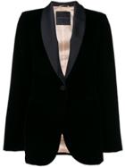 Ermanno Scervino Velvet Blazer - Black