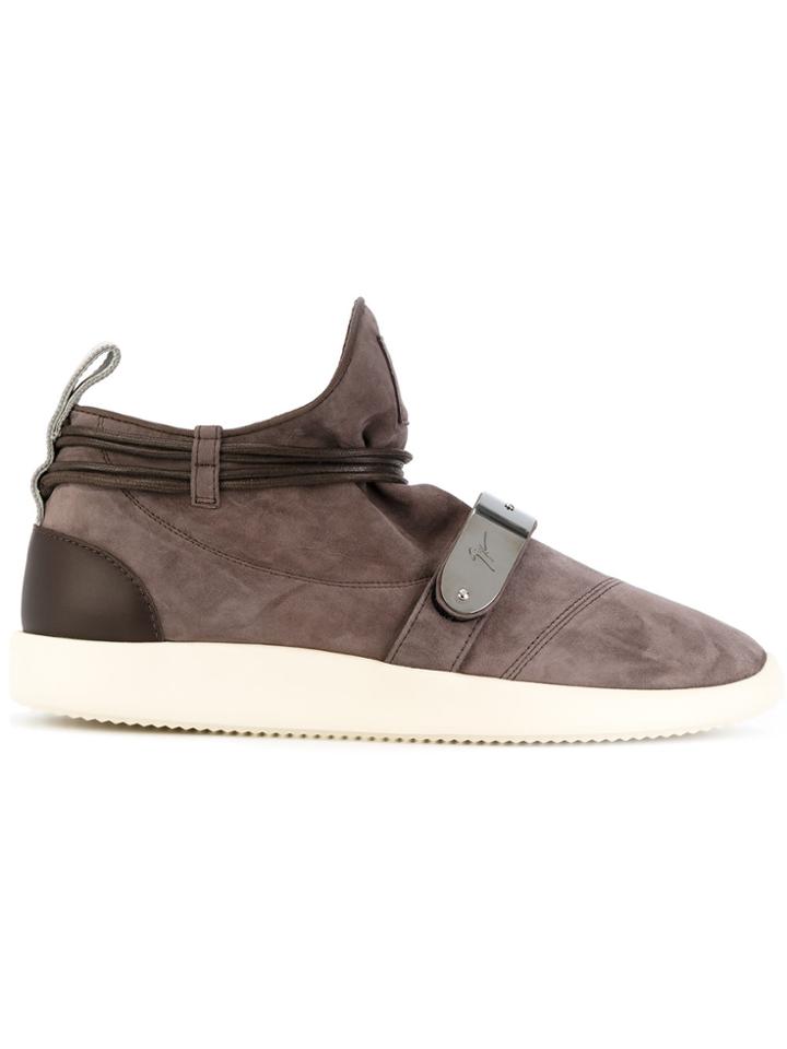 Giuseppe Zanotti Design Hayden Mid-top Sneakers - Brown