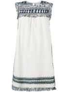 Sea - Knitted Tassel Dress - Women - Silk/cotton - 6, White, Silk/cotton