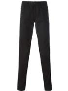 Givenchy Slim Fit Star Patch Jeans, Men's, Size: 30, Black, Cotton/spandex/elastane/polyester