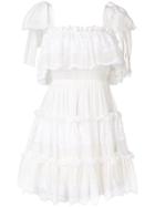 Dolce & Gabbana Ruffle Dress - White