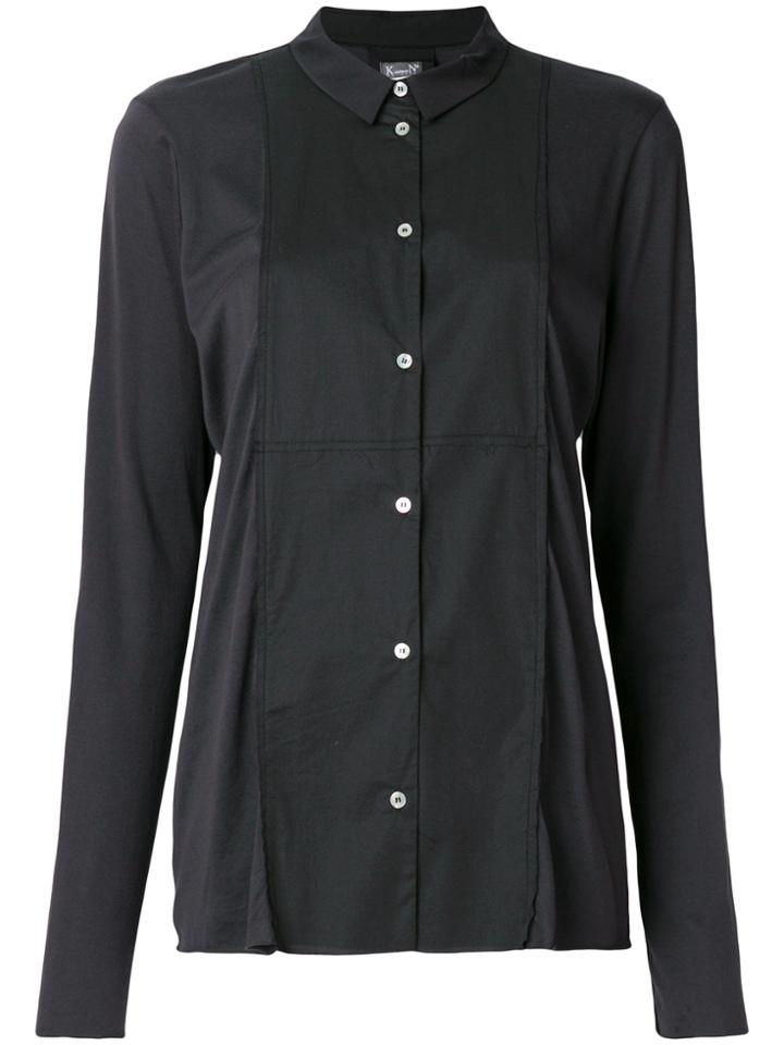 Kristensen Du Nord Panel Button Shirt - Grey