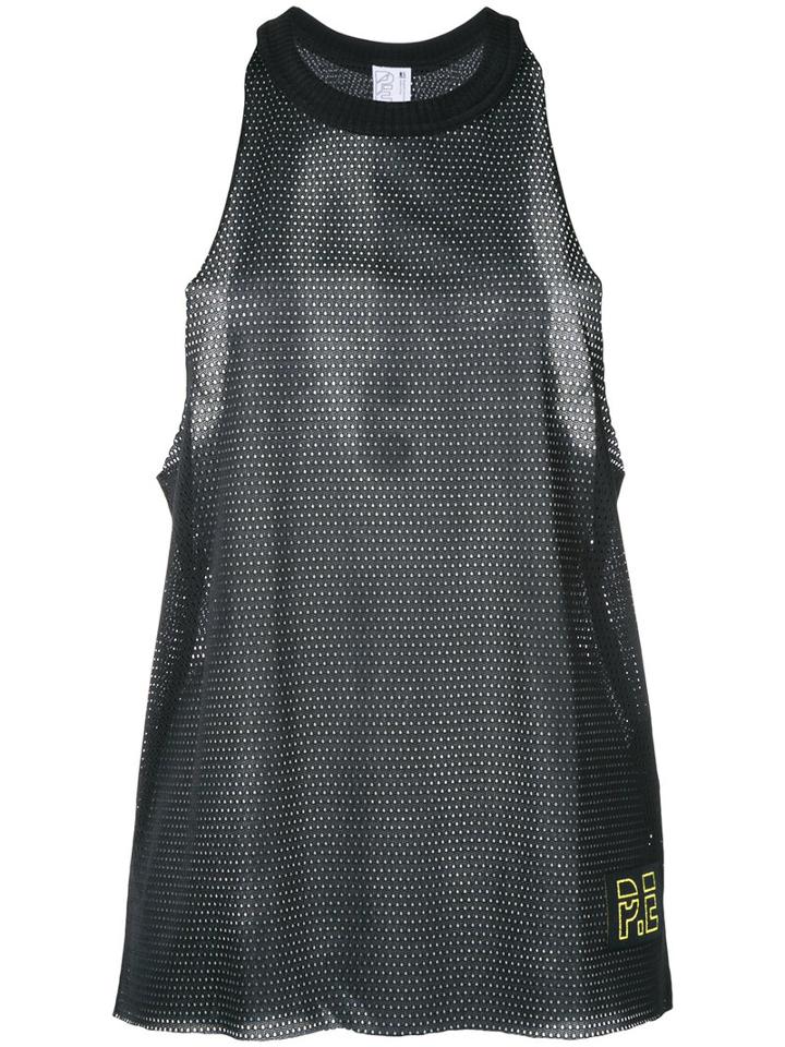 P.e Nation Run And Gun Mesh Tank Top, Women's, Size: 12, Black