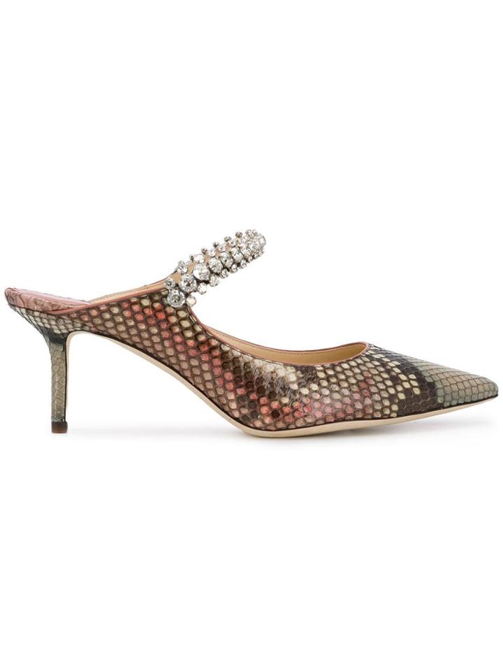Jimmy Choo Bing 65 Mules - Neutrals