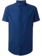 Armani Jeans Classic Shirt, Men's, Size: L, Blue, Cotton