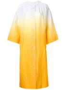 Tsumori Chisato Contrast Colour Button Dress - Yellow & Orange