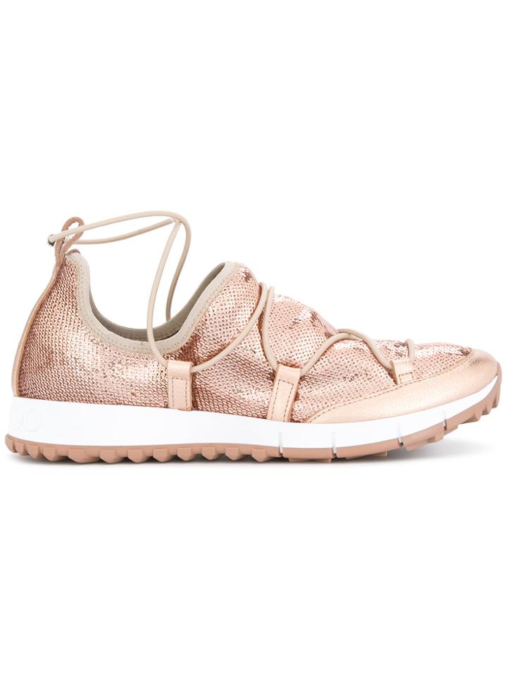 Jimmy Choo Andrea Sneakers - Metallic