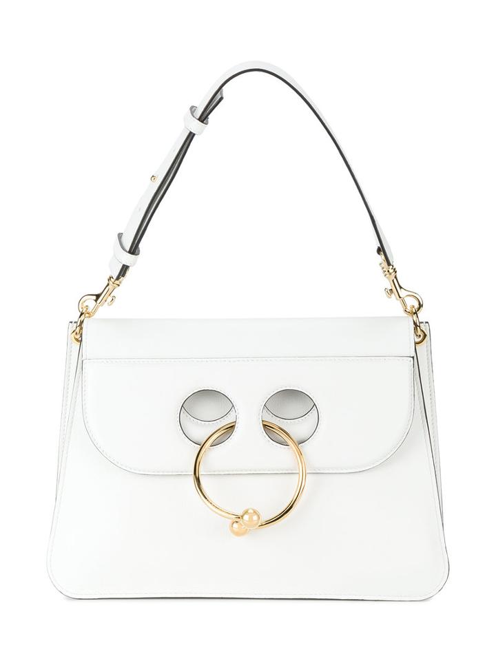 J.w.anderson - White Medium Pierce Shoulder Bag - Women - Leather - One Size, Leather