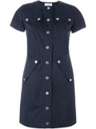 Courrèges 'r02' Dress, Women's, Size: 42, Blue, Cotton