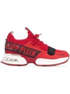 Philipp Plein Chunky Low Top Trainers - Red