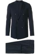 Emporio Armani Double-breasted Two-piece Suit - Blue