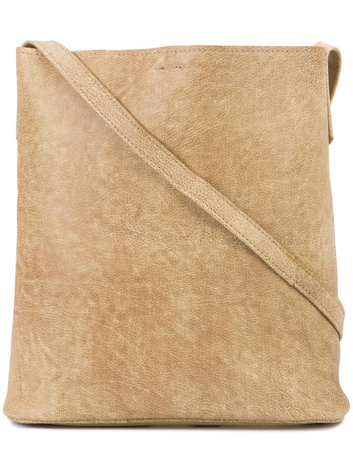 B May Bucket Satchel, Women's, Brown, Leather