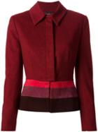 Jean Louis Scherrer Pre-owned Colour Block Jacket - Red