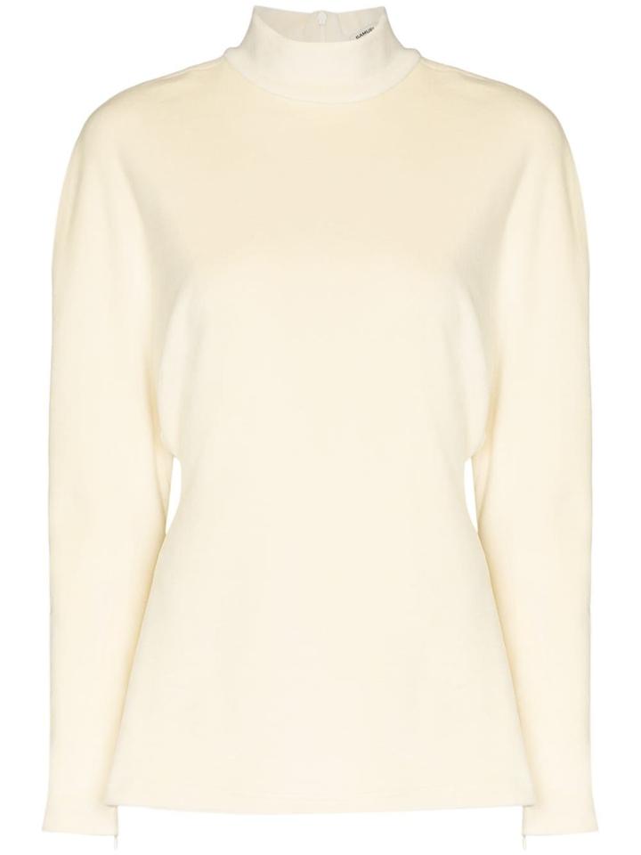 Samuel Gui Yang Persona Turtle Neck Top - Yellow