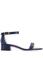 Stuart Weitzman Textured Sandal - Blue