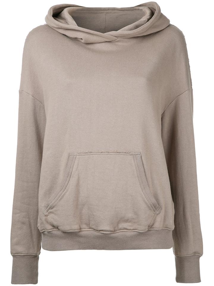 Cityshop Front Pocket Hoodie, Women's, Brown, Cotton