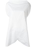 Société Anonyme - Big Circles Long Top - Women - Cotton - One Size, White, Cotton